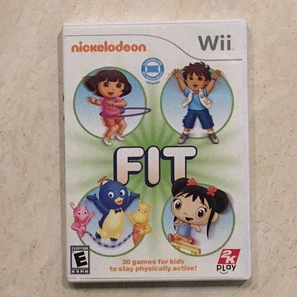 Nickelodeon Fit Nintendo Wii Game For Kids Exercise Workout Complete Fitness - Picture 2 of 8